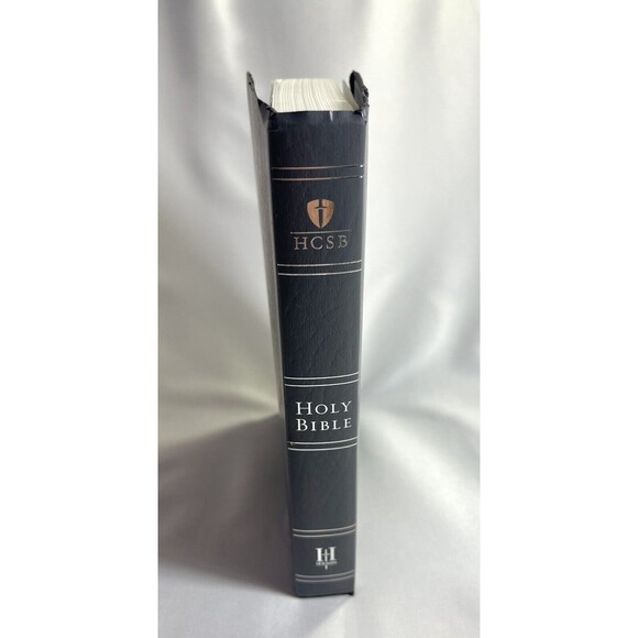 Holman HCSB Christian Holy Bible 2009 Charcoal Grey New No Writing - Picture 3 of 9